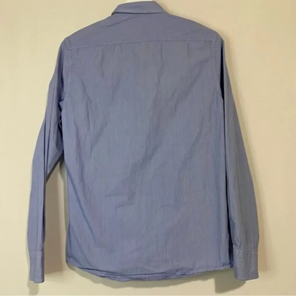 American Eagle Outfitters Men’s Button Down Collared Shirt Blue Size XS EUC